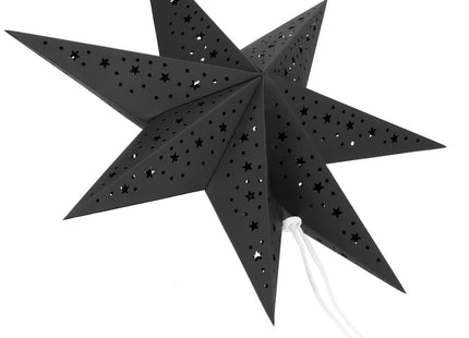 Kerst Ster | Papier | Opvouwbaar | 50 cm | Zwart