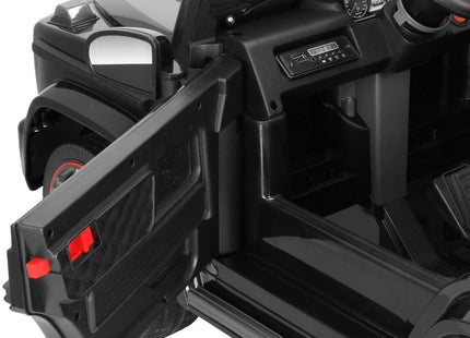 Elektrische Mercedes AMG G63 - Elektrische Auto - 12 V Accu - AUX - Aangedreven - Afstandsbediening - Kunststof - Metaal - Zwart - Rood