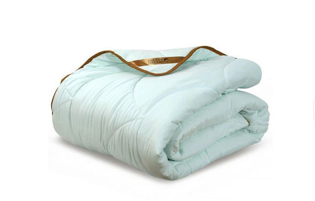 2-in-1 Dekbed - 140 x 200 cm - Seladongroen - Dekbed zonder overtrek - Anti Allergie & Ademend - All Year Dekbed - Zomerdekbed & Winterdekbed