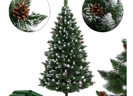Kunstkerstboom | Frosted Pine | 220 cm | Zonder Verlichting | Met Sneeuw