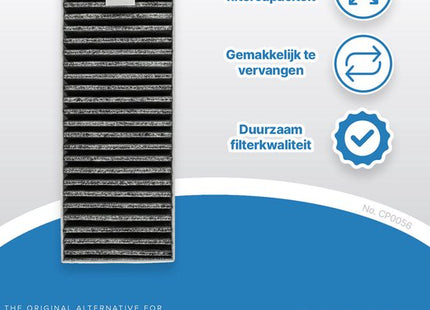 SQOON® Afzuigkapfilter - Set 4 stuks - Geschikt Bosch - Siemens - HEZ9VRUD0 - 17007113 - Model 17007412 | Kookveldafzuiging, Werkbladafzuiging (afzuigkap)
