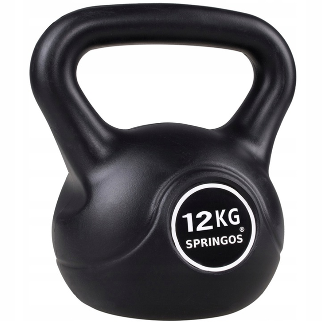 Kettlebell | Zwart | 12 kg