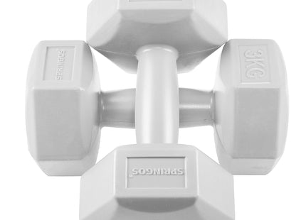 Dumbbell Set - 3 KG - Grijs - Oefengewichten