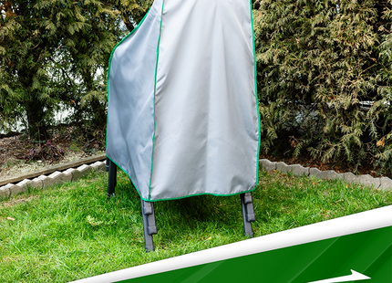 Stoelhoes -Stoel cover - Tuinset - Buitenstoelen - Weersbestendig - Outdoor Stoelhoes - Stapelbaar - 1-5 Stoelen - 75 x 60 x 100 Cm - Grijs