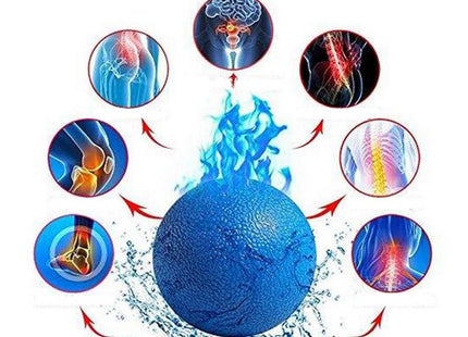 Massage Bal | Triggerpoint Bal | Peanut Ball | Lacrosse Bal | Massage | Blauw | 12 cm