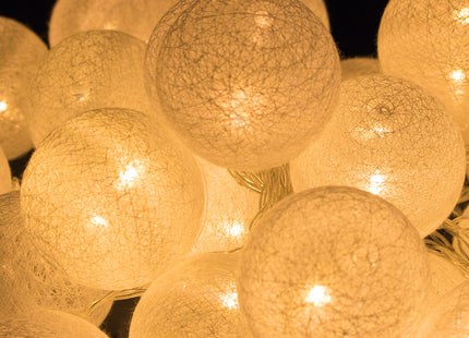 Fairy Lights | 6 m | 30 LED | 30 Bollen | Warm Wit