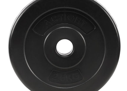 Halterschijf | 1 x 1,25 kg | Kunststof | Zwart | 31 MM
