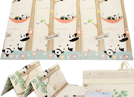Speelmat | Speelmat Foam | Inklapbaar | 200 x 180 cm | Panda