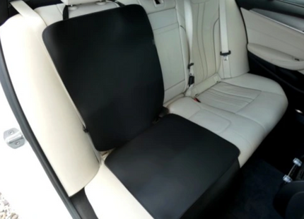 Carpassion Autostoel Beschermer Achterkant + Autostoelhoes – Autostoelhoes – Kick Mat - Voorstoelbeschermer – Stoelbeschermer Auto  - Zwart