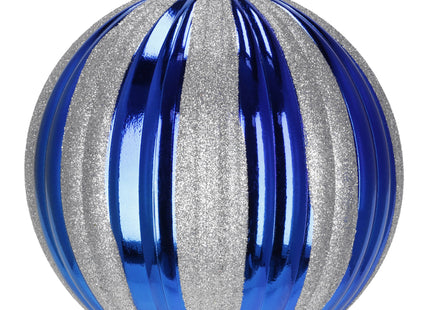 Kerstballen | 3 Stuks | 15 cm | Blauw | Zilver