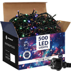 Kerstverlichting | 41,5 m | 500 LED | Multicolor + Koel Wit Flits