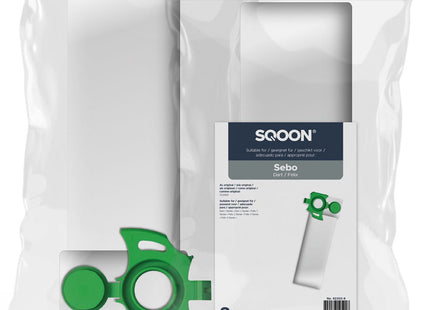 SQOON® SEBO Airbelt K Series Geschikt voor SEBO K Series - Stofzuigerzakken - 8 stuks
