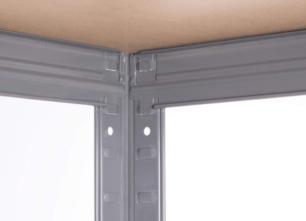 Opbergrek - Stellingkast - 875 KG -  Metaal - Zwart - 180 x 90 x 40 cm