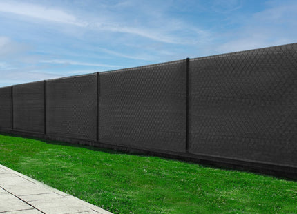 Zichtbreeknet | Zichtdoek | Privacynet | Schaduwdoek | Rol 1,5 x 25 m | 95 % Schaduw | 185g/m² | Antraciet