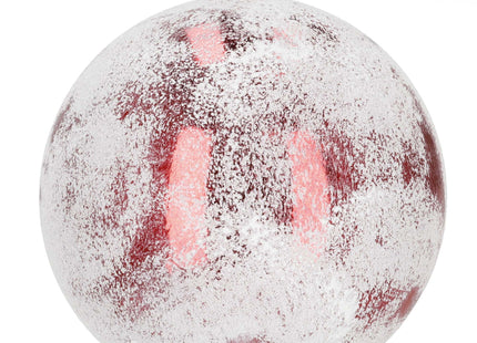 Kerstballen | 12 Stuks | 6 cm | Rood/Wit