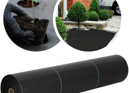 Worteldoek - Anti -Onkruid - Beschermfolie - 70g - 1,6X10 M - Zwart