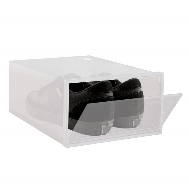 Schoenenbox | Sneakerbox | Kunststof | Transparant | 1 Stuk | 33 x 23.5 x 13.5 cm