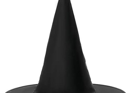 Heksenhoed - Verkleedkleding - Halloween - Heks - Zwart - 25 x 38 cm