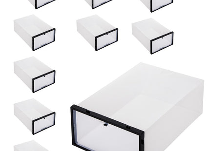 Schoenenbox | Sneakerbox | Kunststof | Transparant | 1 Stuk | 34 x 23 x 13.5 cm