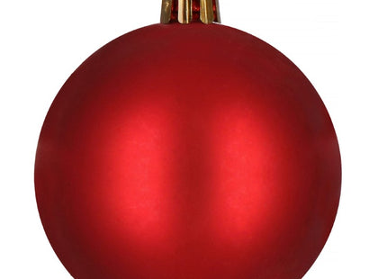 Kerstballen | 12 Stuks | 6 cm | Rood