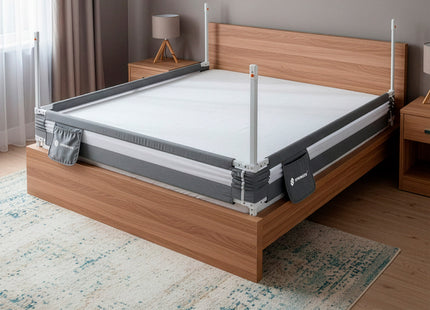 Bedhek - Kinderbedhekje - Beschermingshek - Valbescherming - Opvouwbaar -  200 CM