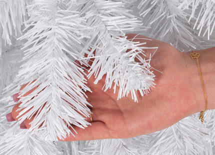 Kunstkerstboom | Besneeuwd Witte Spar | 120 cm | Zonder Verlichting