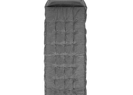 Slaapmat - Zelfopblazend - 193 cm - Inclusief Hoes & Hoofdkussen - Grijs