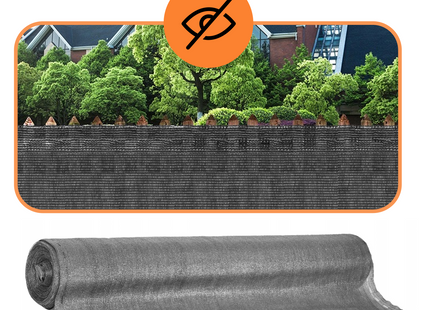 Zichtbreeknet | Zichtdoek | Privacynet | Schaduwdoek | Rol 1,5 x 50 m | 90 % Schaduw | 140g/m² | Antraciet