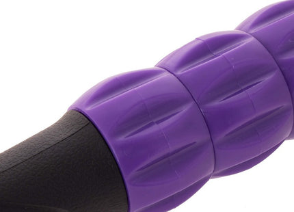Massage Roller | Massage Stick | Spier Massage | Triggerpoint | 43 cm | Zwart/Paars
