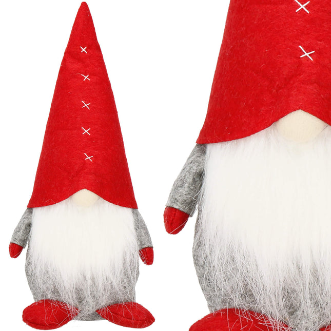 Kerstkabouter - Kerstdwerg - Kerstversiering - 32 cm