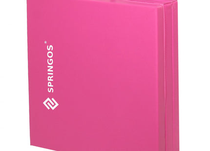 Fitnessmat | 3 Delig | 180 x 60 x 5.5 cm | Roze