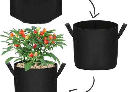 Kweekzak | Plantenzak | Plantenmand | Groeizak | 10 Liter | Zwart