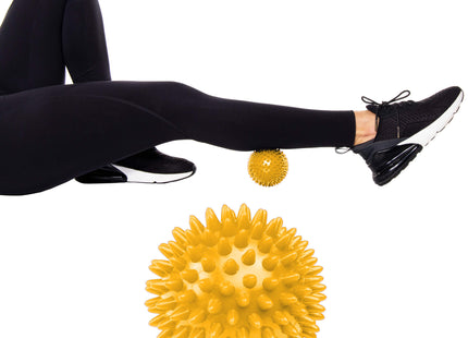 Massage Bal | Triggerpoint Bal | Massage | Massage Accessoires | Geel | 8,5 cm