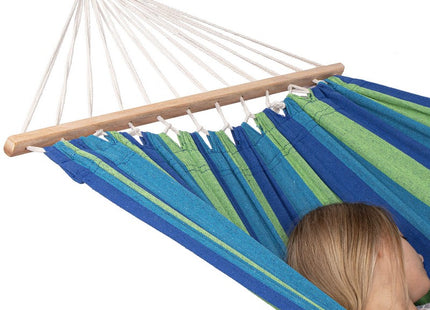 Hangmat | Extra Stevig | Groen/Blauw | 200 x 150 cm