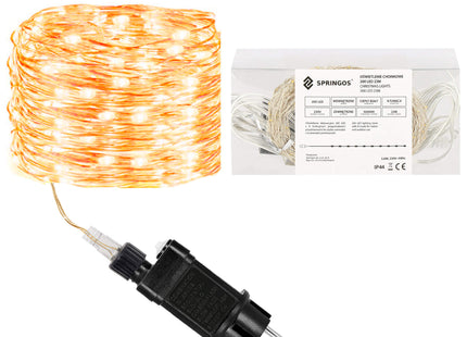 Kerstboomverlichting - 200 LED - Microdraden - 20 M - Warm Wit