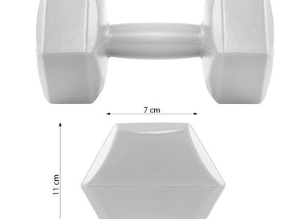 Dumbbell Set - 3 KG - Grijs - Oefengewichten