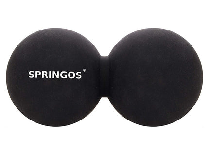 Massage Bal | Triggerpoint Bal | Peanut Ball | Lacrosse Bal | Massage | Mat Zwart | 13 cm