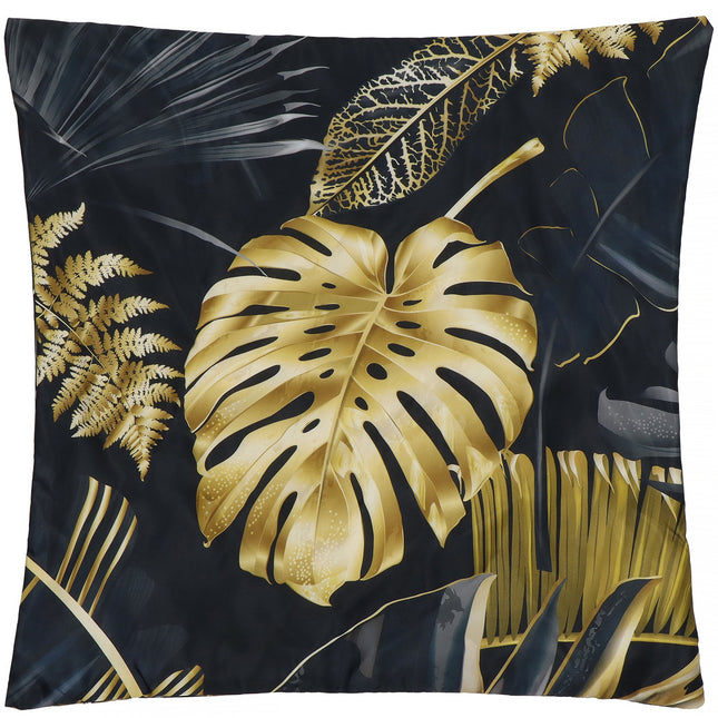 Sierkussenhoes | Kussenhoes | Kussensloop | Woonaccessoires | 40 x 40 cm | 1 Stuk | Bladmotief