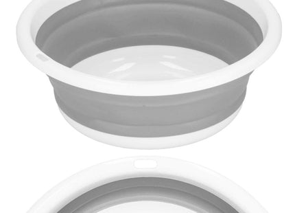 Spoelbak | Opvouwbare Spoelbak | Schaal | 9L | Grijs/Wit