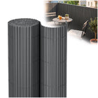 Balkonscherm - Privacyscherm - Hoge Kwaliteit - Waterbestendig - UV-bescherming - 1x3 m - Antraciet - PVC