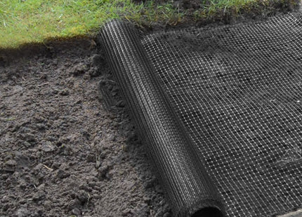 Mollengaas | Mollenbestrijding | Mollennetten | 2x 300 m | 30g/m2 | Zwart