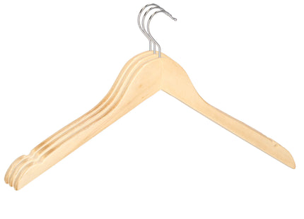 Houten Kledinghangers - 3 Stuks - Draaibaar - Luxe