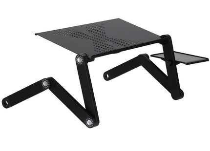 Laptop Standaard | Laptop tafel | Laptop Cooler | 48 x 26 cm | Zwart