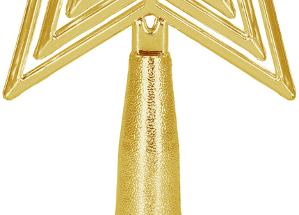 Kerstboom Piek | Ster | 15 cm | Goud