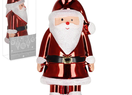 Kersthanger | Kerstman | Kerstboomhanger | Wit | Rood | Kunststof | 12 cm