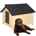Hondenhok - Hondenhuis - Dog House - Geïsoleerd - Voor Buiten - Weersbestendig  - Hout - Zwart