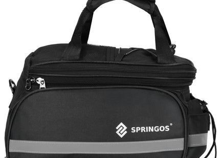Fietstas - Bagagedrager - Polyester - Polyurethaan - 8 L - Zwart