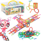 Constructiespeelgoed - Bouwspeelgoed - Buizen - Meerkleurig - 869 Stuks