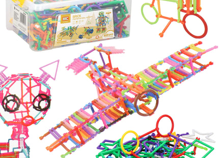 Constructiespeelgoed - Bouwspeelgoed - Buizen - Meerkleurig - 869 Stuks