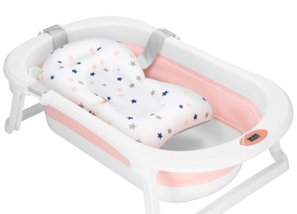 Opvouwbaar Baby Bad - Opvouwbaar - Draagbaar - Met Stop - Thermometer - Tot 12 Maanden - 40 L - Wit - Roze - 79 x 49 x 22 cm